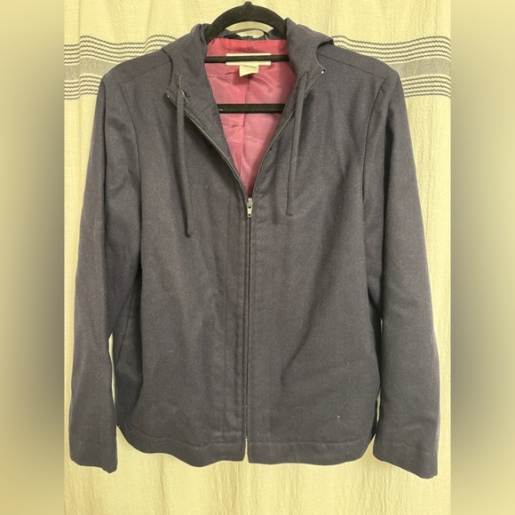 Pursuits Ltd Jackets & Blazers - Pursuits, Ltd - Navy Zip-Up jacket